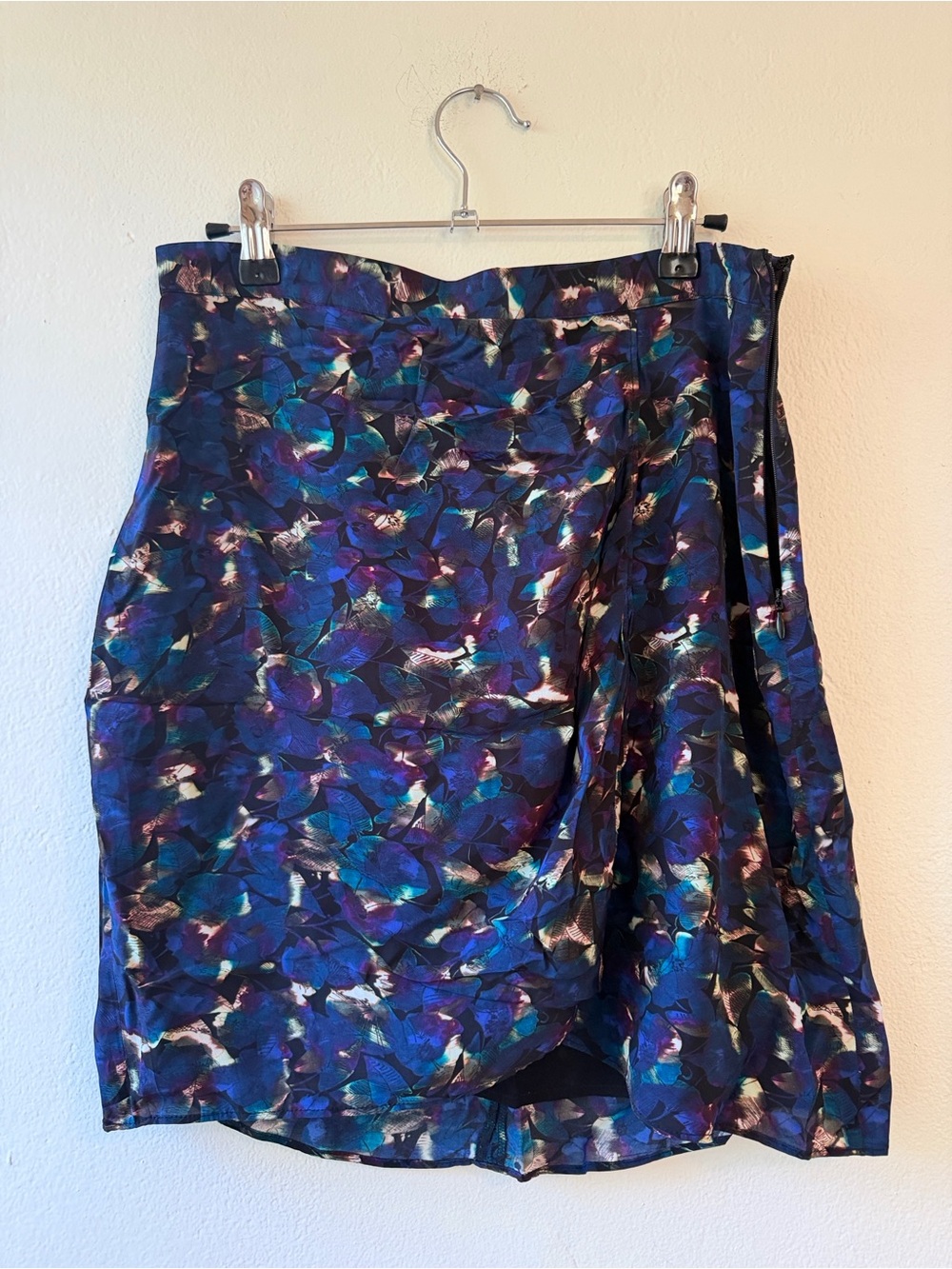 The Kooples Blue Floral Skirt